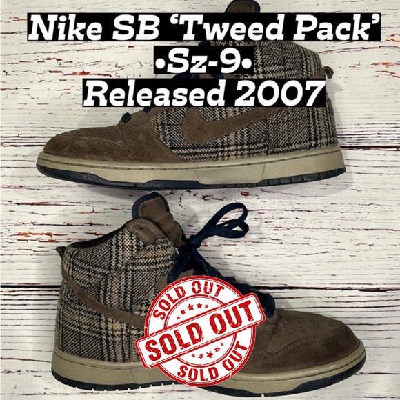 nike sb tweed high